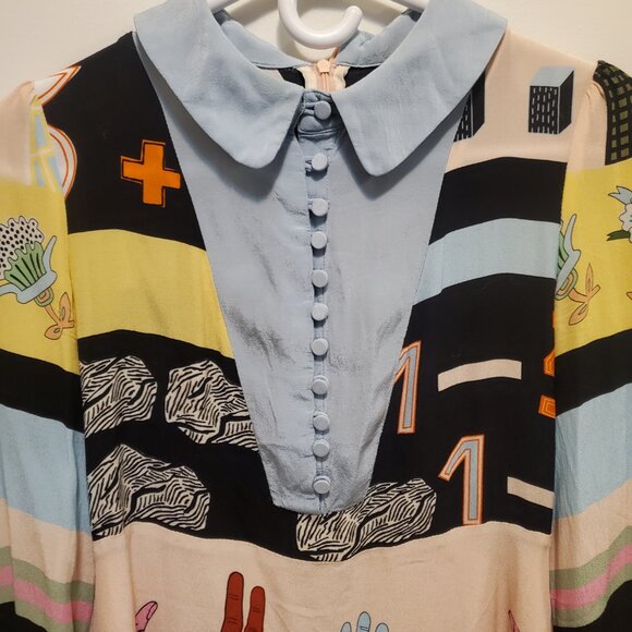 Chiffon Mini Dress - Picture 3 of 4